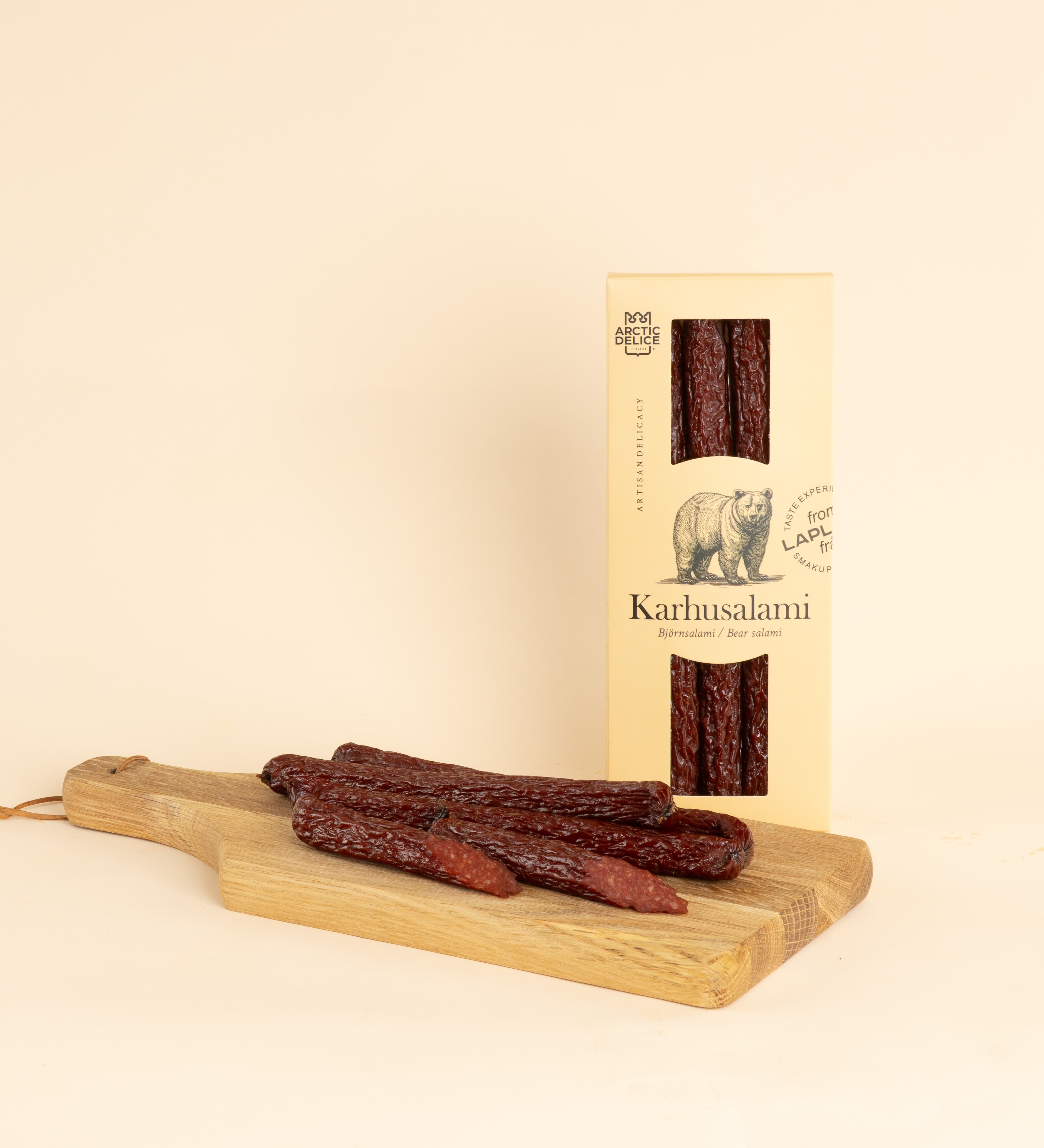 Karhun ilmakuivattu salami