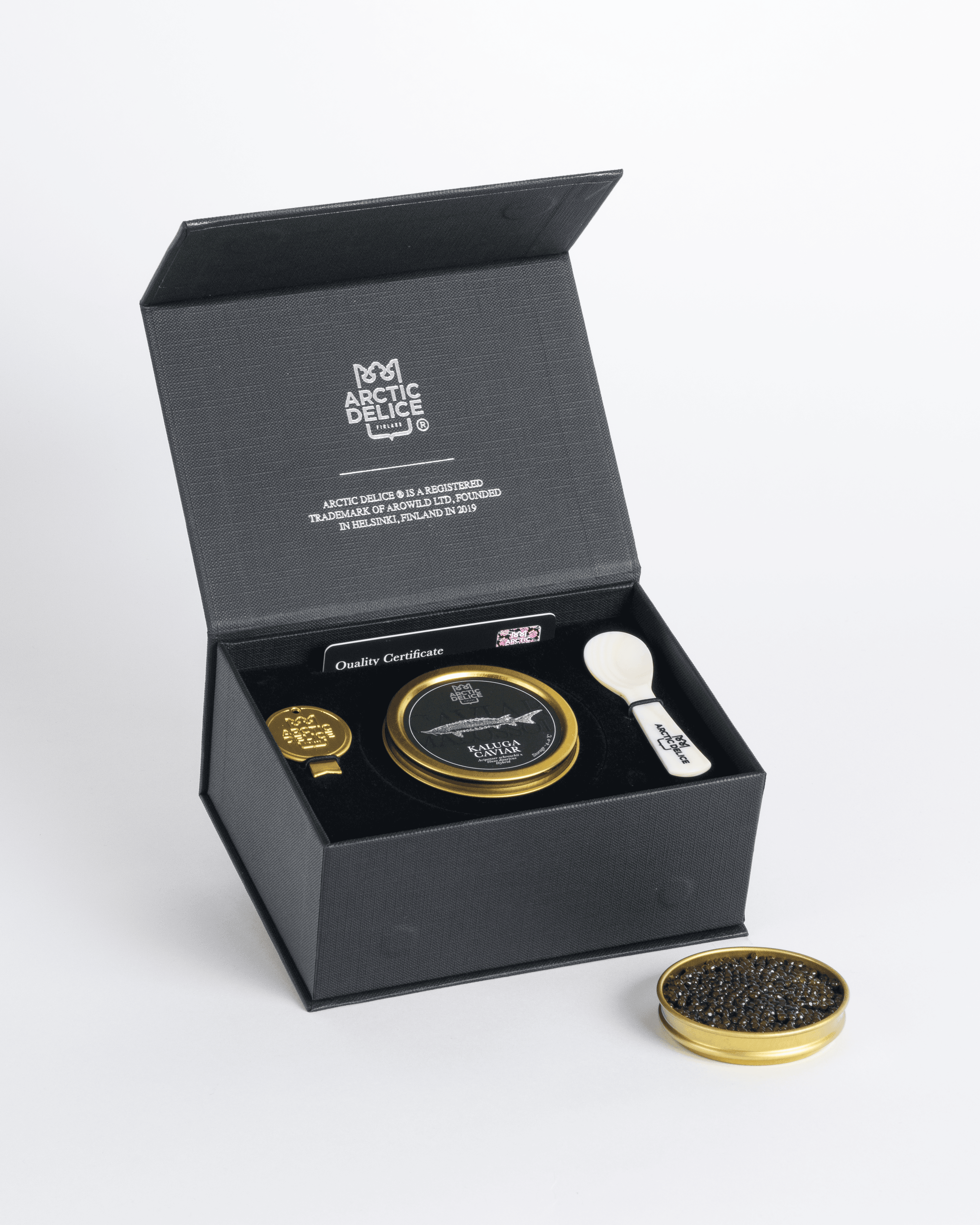 Lightly Salted Salmon, Cucumber and Kaluga Caviar