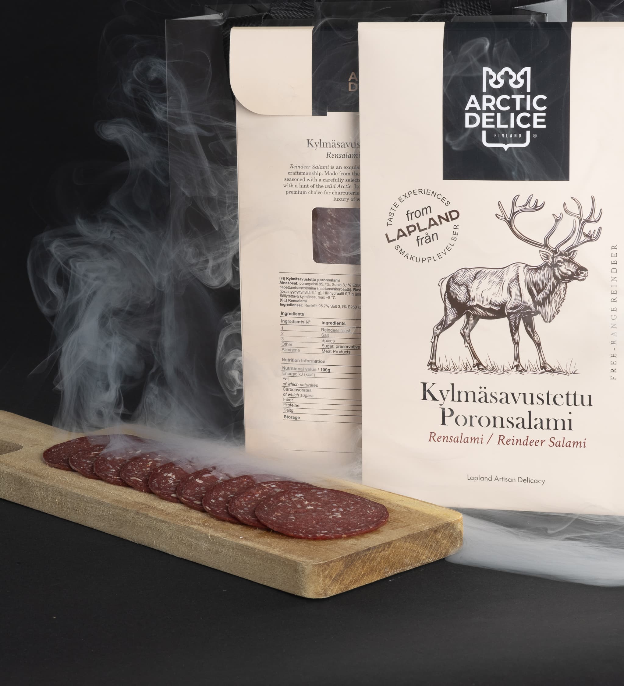 Reindeer Truffle Salami Slices