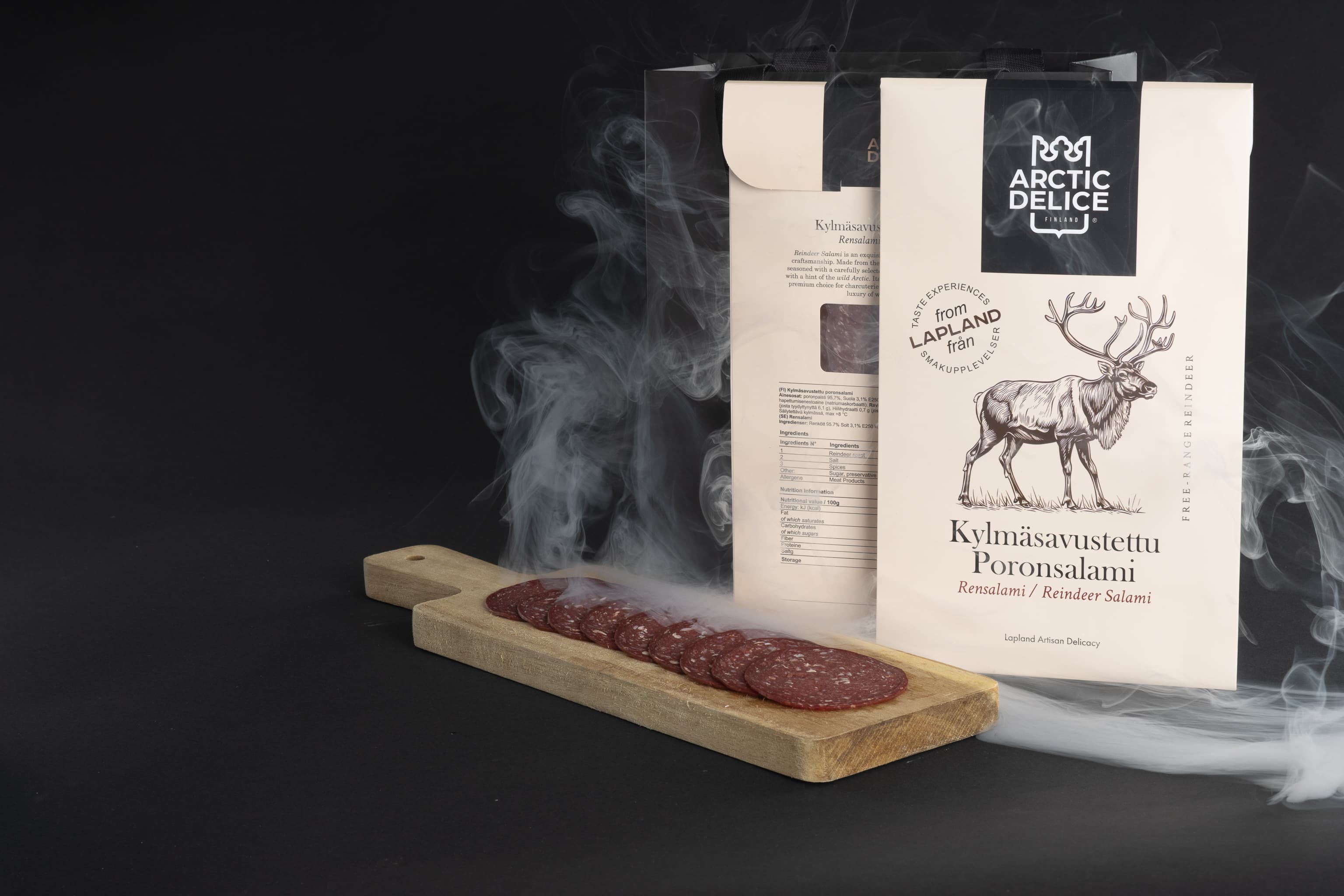 Reindeer Truffle Salami Slices