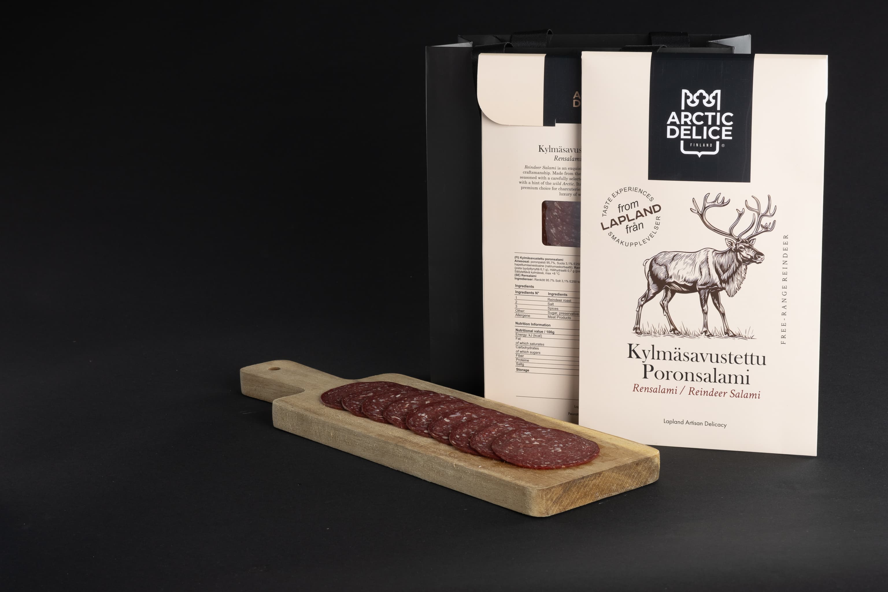 Reindeer Truffle Salami Slices