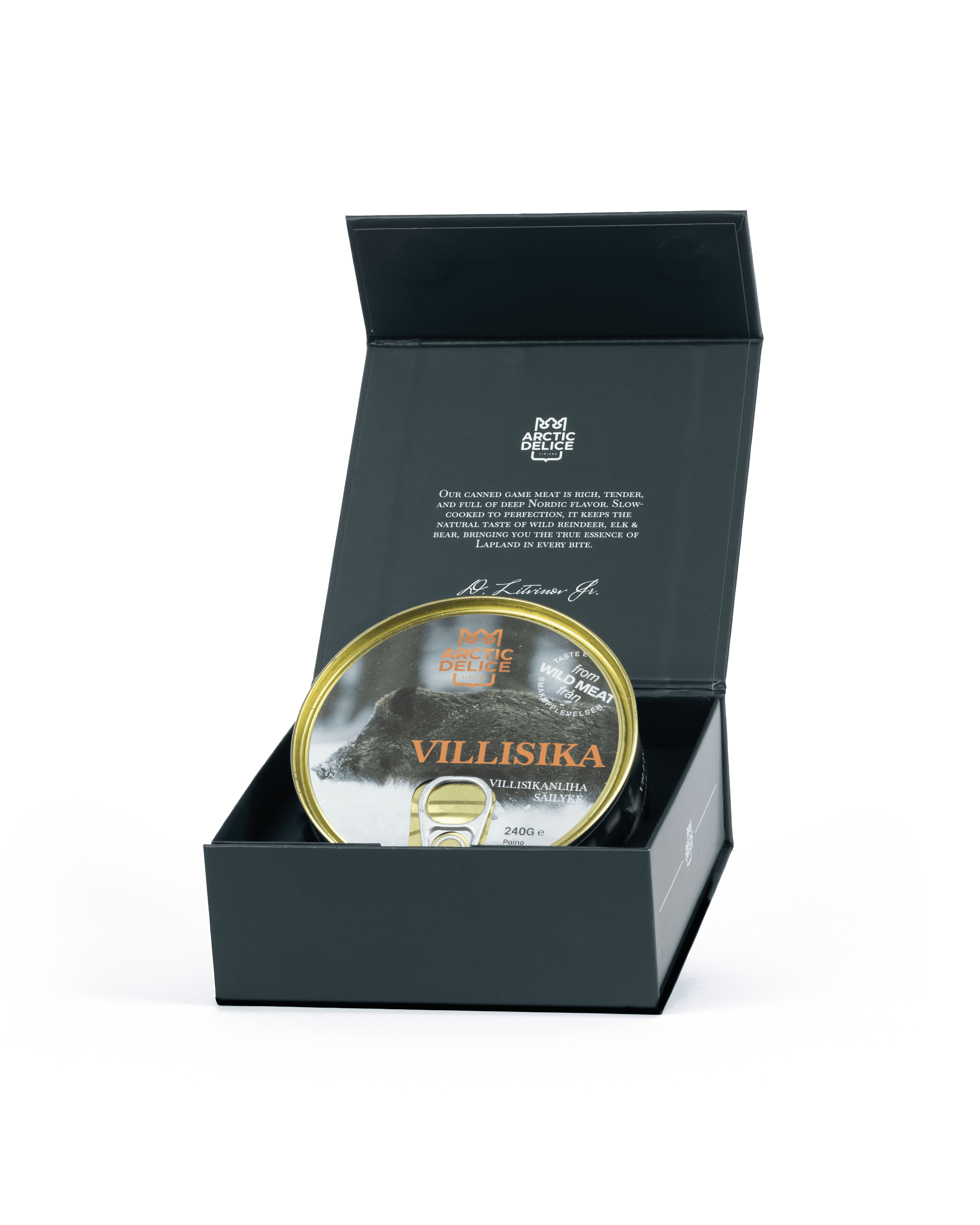 Konserverat vildsvinskött