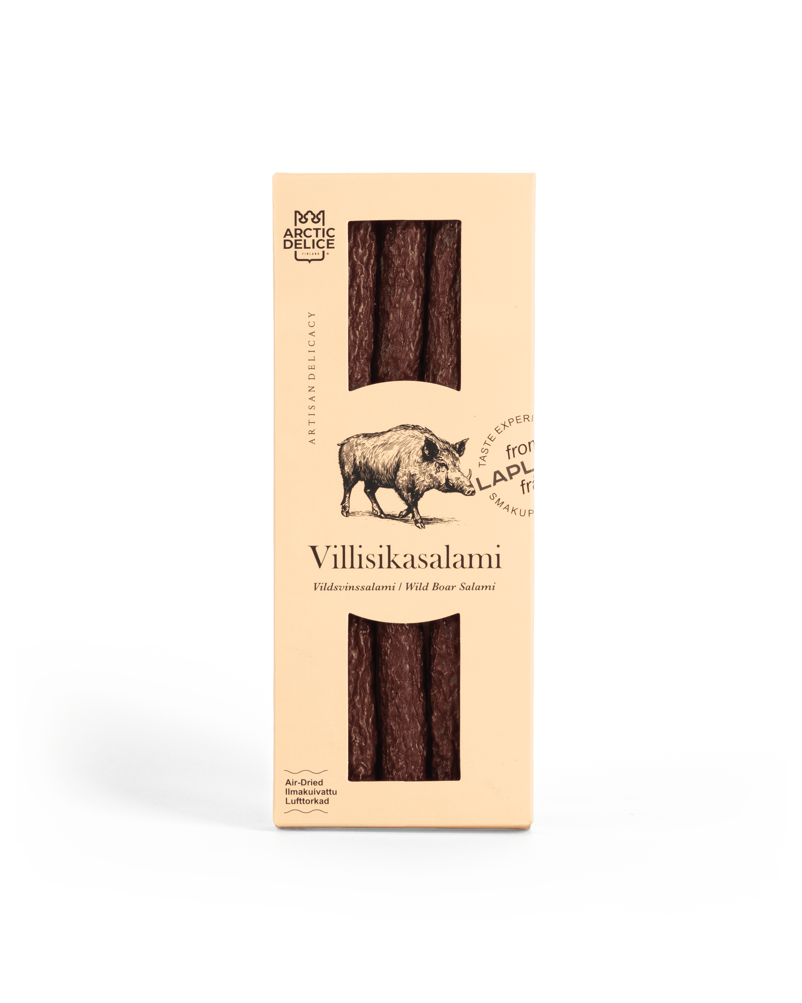 Ilmakuivattu villisikasalami