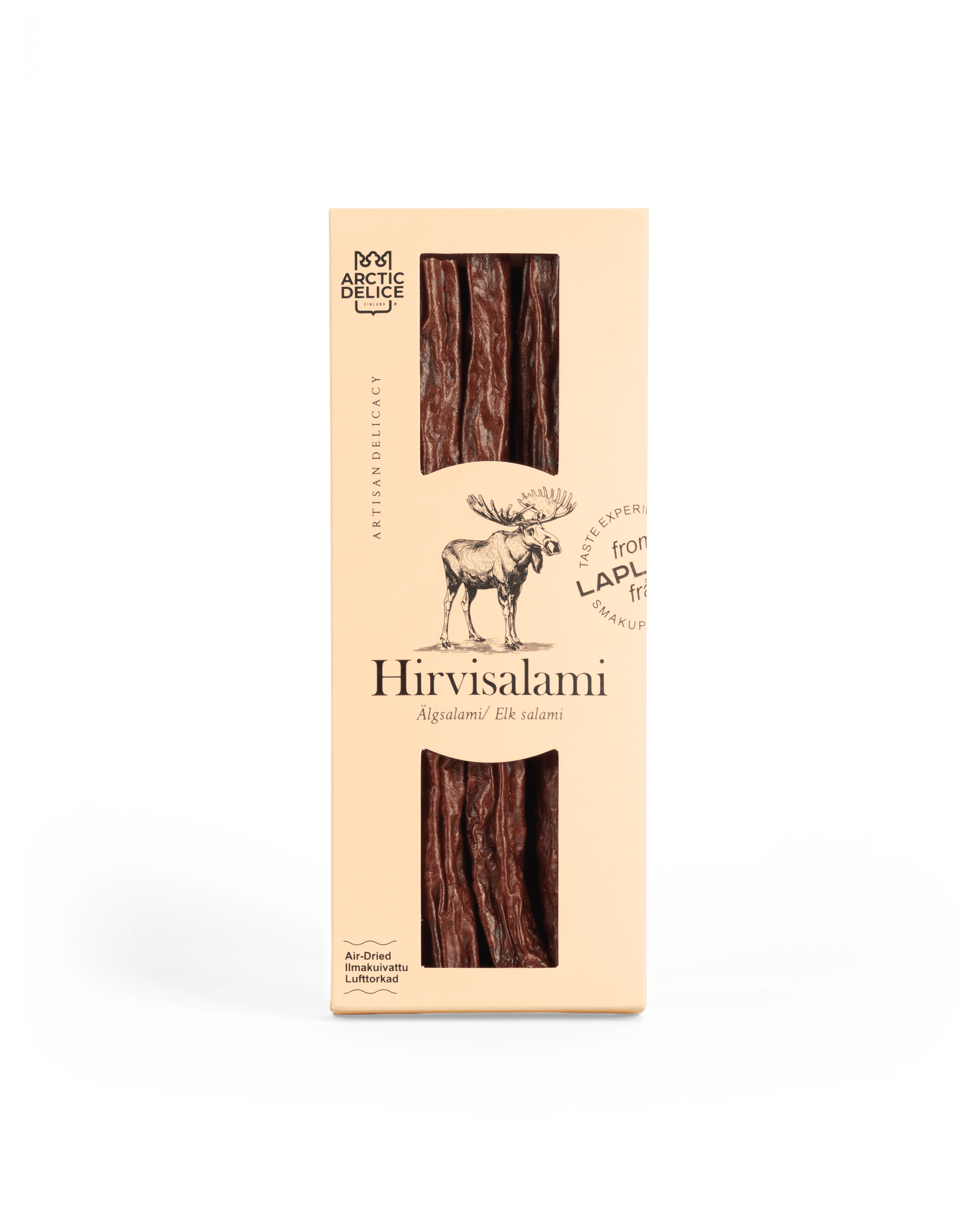 Ilmakuivattu hirvisalami