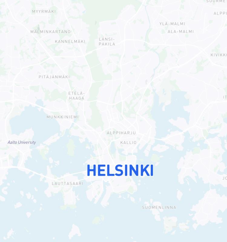 Toimitus Helsingissä